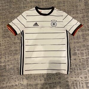 Germany soccer jersey youth large/kids large adidas with some scruffs